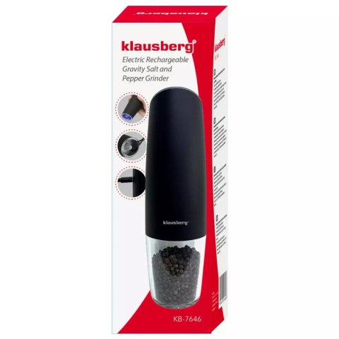 ELEKTRYCZNY GRAWITACYJNY MŁYNEK AKUMULATOROWY KLAUSBERG KB-7646 Lumarko!