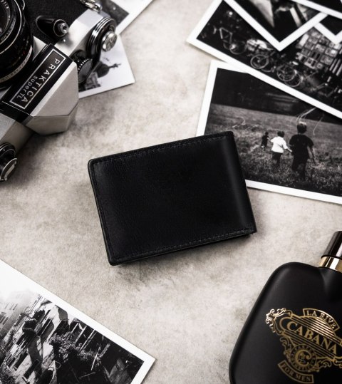 Mały, Skórzany Portfel Męski Bez Zapięcia Lumarko!