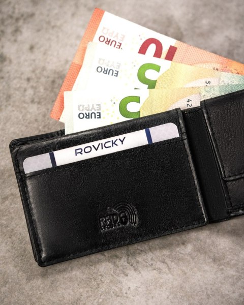 Mały, Skórzany Portfel Męski Bez Zapięcia Lumarko!