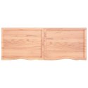 VidaXL Półka, jasnobrązowa, 160x60x4 cm, lite drewno dębowe