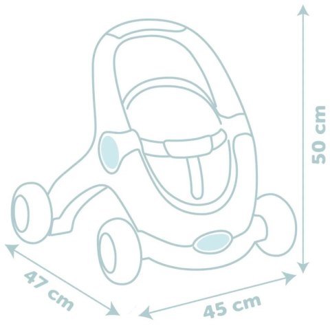 Smoby Little Chodzik Pchacz 3w1 Wózek dla Dzieci + Lalka Bobas Lumarko!
