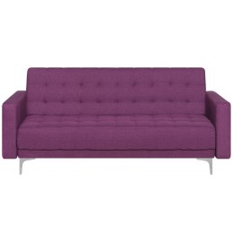 Sofa rozkładana fioletowa ABERDEEN Lumarko!