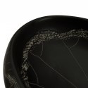 Umywalka nablatowa, czarna, owalna, 59x40x15 cm, ceramiczna Lumarko!