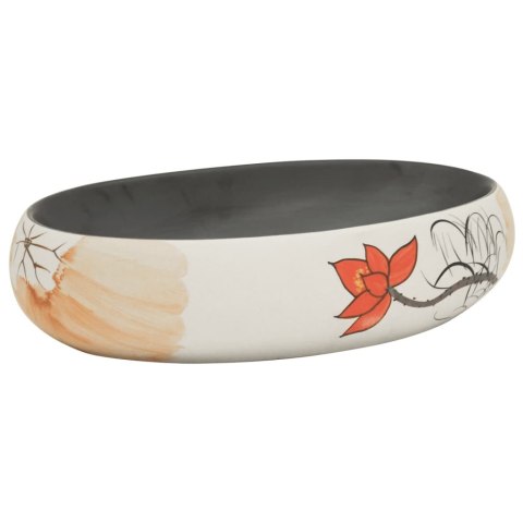 Umywalka nablatowa, wielokolorowa, owalna, 59x40x15 cm Lumarko!