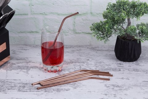 SŁOMKI METALOWE DO NAPOJÓW BERLINGER HAUS BH-2982 ROSE GOLD Lumarko!