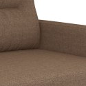 Sofa 2-osobowa, brązowa, 140 cm, tapicerowana tkaniną Lumarko!