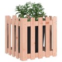 Donica ogrodowa z płotkiem, 50x50x50 cm, lite drewno daglezjowe Lumarko!