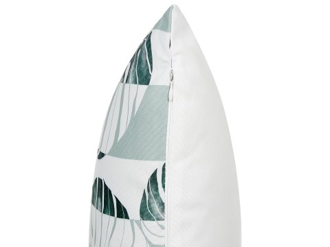 2 poduszki ogrodowe w liście 45 x 45 cm zielone TERMINI