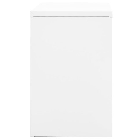 Szafka kartotekowa, biała, 90x46x72,5 cm, stalowa Lumarko!