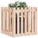 Donica ogrodowa z płotkiem, 70x70x70 cm, lite drewno sosnowe Lumarko!