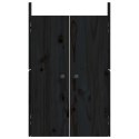 Drzwi szafki kuchennej na zewnątrz, czarne, 50x9x82 cm, sosna Lumarko!