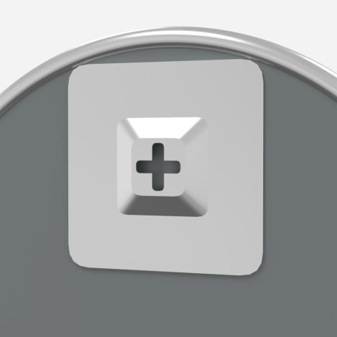 Lustro ścienne, srebrne, Ø 20 cm, okrągłe Lumarko!