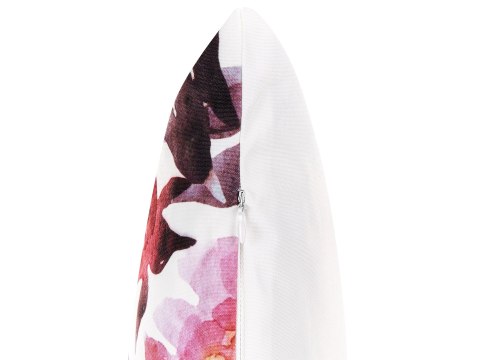 2 poduszki ogrodowe w kwiaty 40 x 60 cm biało-różowe LANROSSO