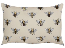 2 poduszki ogrodowe w pszczoły 40 x 60 cm beżowe CANNETO Lumarko!