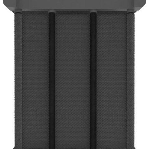 Regał z 6 przegrodami, szary, 103 x 30 x 72,5 cm, tkanina Lumarko!