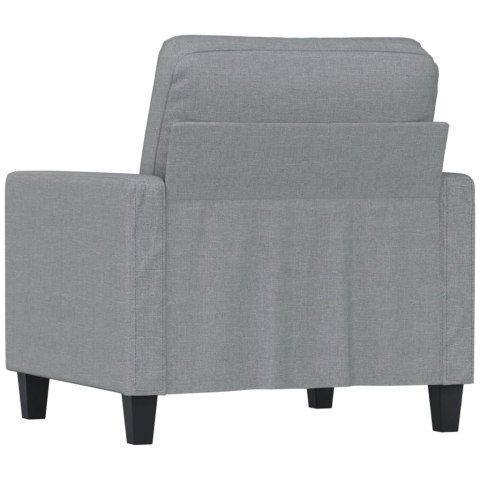 Fotel, jasnoszary, 60 cm, obity tkaniną Lumarko!