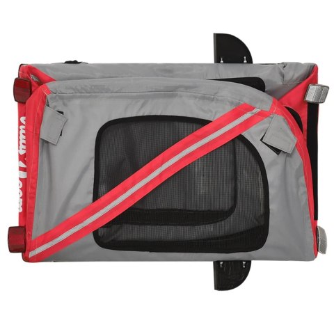 Przyczepka rowerowa dla psa, tkanina Oxford i żelazo Lumarko!