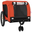 Przyczepka rowerowa dla psa, pomarańczowo-czarna Lumarko!