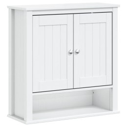 Wisząca szafka łazienkowa BERG, biała, 69,5x27x71,5 cm, drewno Lumarko!