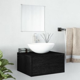 2-cz zestaw mebli łazienkowych, czarny, materiał drewnopochodny Lumarko!