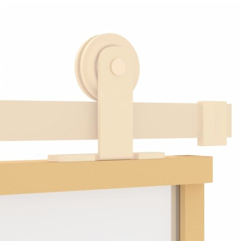 Drzwi przesuwne, złote, 102,5x205 cm, mrożone szkło ESG Lumarko!