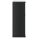 Wisząca szafka łazienkowa BERG, czarna, 69,5x27x71,5 cm, drewno Lumarko!