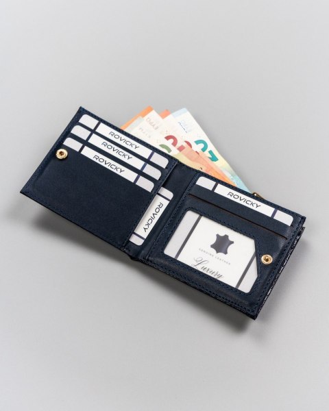 Elegancki, mały portfel damski na bigiel i zatrzask — Milano Design Lumarko!