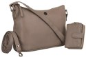 Torba Skórzana+portfel Ptn D73-ds Dark Beige Lumarko!