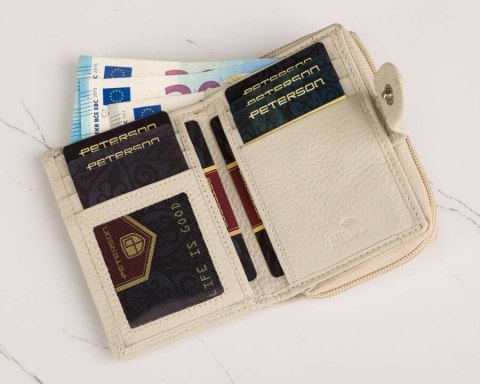 Torba Skórzana+portfel Ptn D73-ds Light Beige Lumarko!