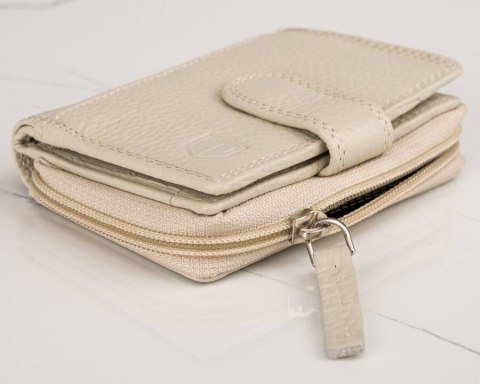 Torba Skórzana+portfel Ptn D73-ds Light Beige Lumarko!
