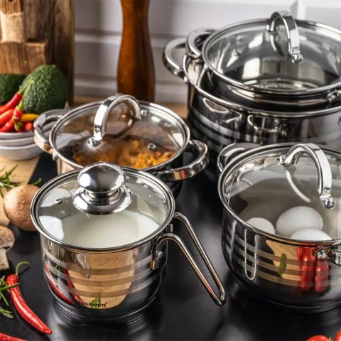 Zestaw Garnków 10 Elementów Klausberg Kb-7696 Lumarko!