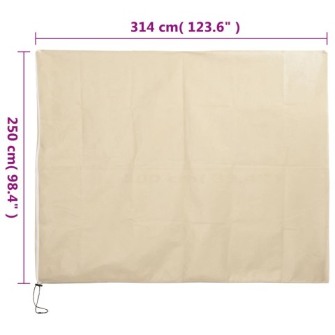  Kaptury ochronne z suwakiem, 2 szt., 70 g/m², 3,14x2,5 m Lumarko!