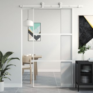 VidaXL Drzwi przesuwne, złote, 102,5x205cm, szkło hartowane, aluminium