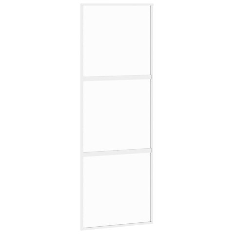 Drzwi przesuwne, złote, 76x205 cm, szkło hartowane i aluminium Lumarko!