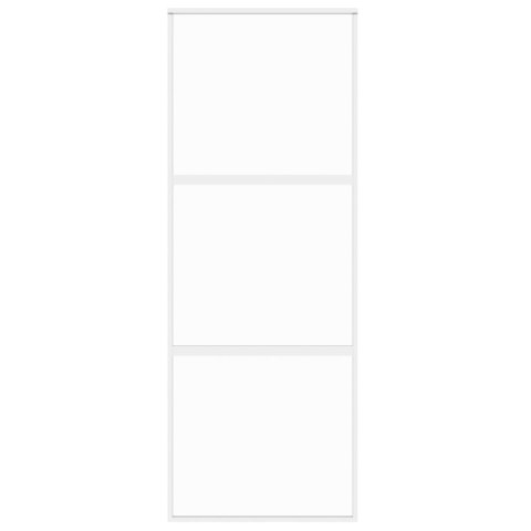 Drzwi przesuwne, złote, 76x205 cm, szkło hartowane i aluminium Lumarko!