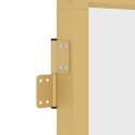 Drzwi wewnętrzne, złote, 83x201,5 cm, szkło i aluminium Lumarko!