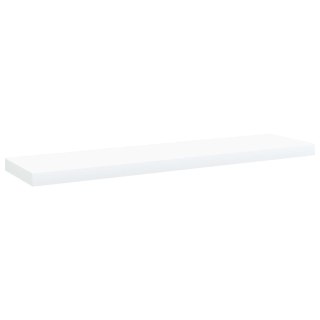 VidaXL Półki na książki, 4 szt., białe, 40x10x1,5 cm