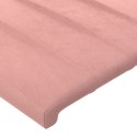 Zagłówki do łóżka, 2 szt., różowy, 100x5x78/88 cm, aksamitny Lumarko!