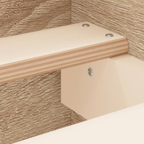 Rama łóżka z wezgłowiem i zanóżkiem, dąb sonoma, 160x200 cm Lumarko!