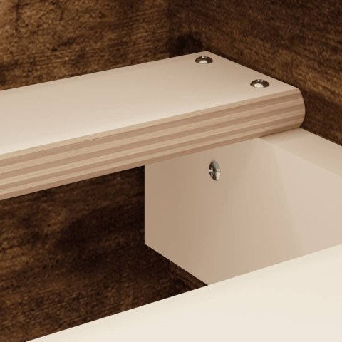 Rama łóżka z wezgłowiem i zanóżkiem, przydymiony dąb, 180x200cm Lumarko!