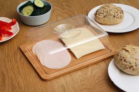 DESKA Z KLOSZEM DO PODAWANIA SERÓW WĘDLIN 2563 Lumarko!