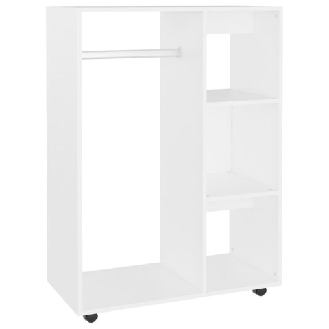 Szafka garderobiana, biała, 80x40x110 cm, płyta wiórowa Lumarko!