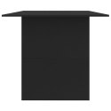 Stół jadalniany, czarny, 180x90x76 cm, płyta wiórowa Lumarko!