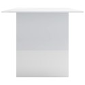 Stół na wysoki połysk, biały, 180x90x76 cm, płyta wiórowa Lumarko!