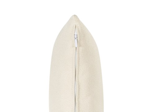 Szezlong boucle lewostronny biały RIOM