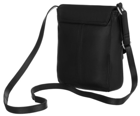 Skórzana listonoszka damska z klapką - Peterson Lumarko!