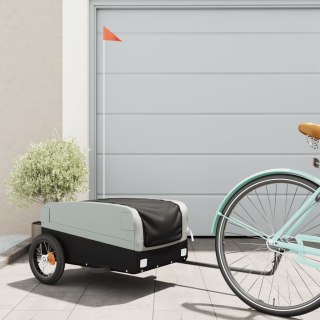 Przyczepka rowerowa, czarno-szara, 30 kg, żelazo Lumarko!