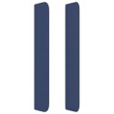 Zagłówek uszak, niebieski, 103x16x118/128 cm, tkanina Lumarko!