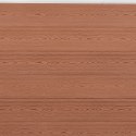 Zestaw paneli ogrodzeniowych, brązowy, 526x186 cm, WPC Lumarko!