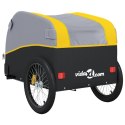 Przyczepka rowerowa, czarno-żółty, 45 kg, żelazo Lumarko!